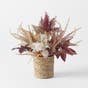 GREENERY_Dried Arrangement Rope Pot / Autumn Mix