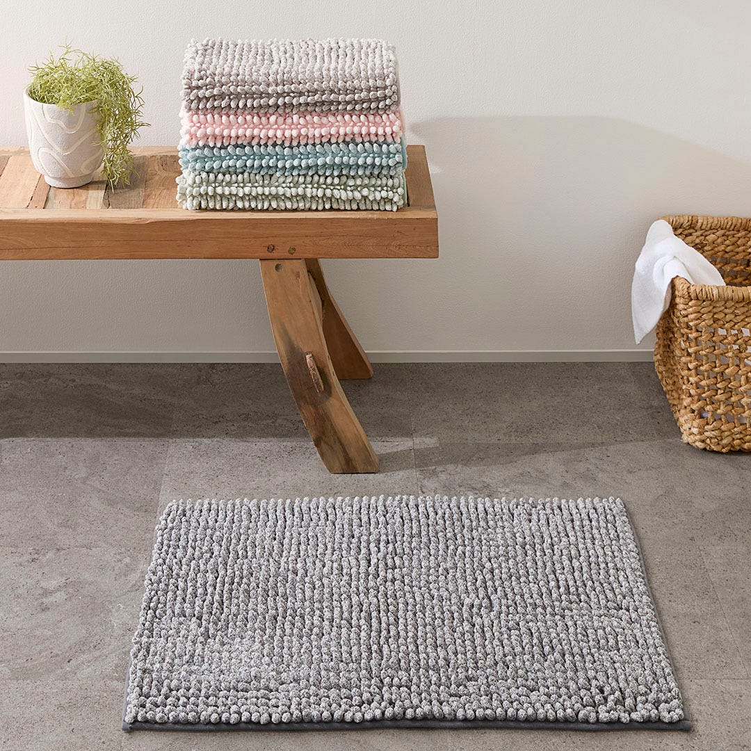Bobble Melange Bath Mat