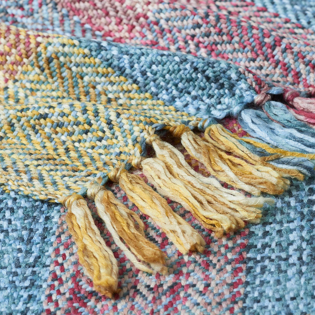 PERU CHECK Throws - Pink Multi