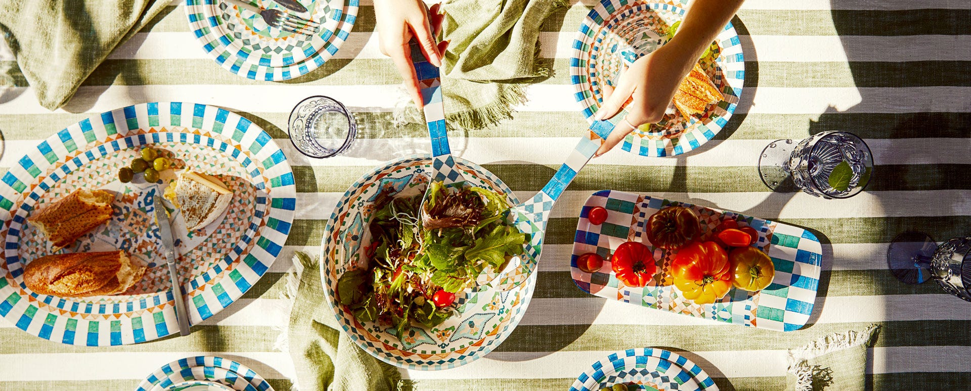 Kasbah Picnic Plates and Bowls