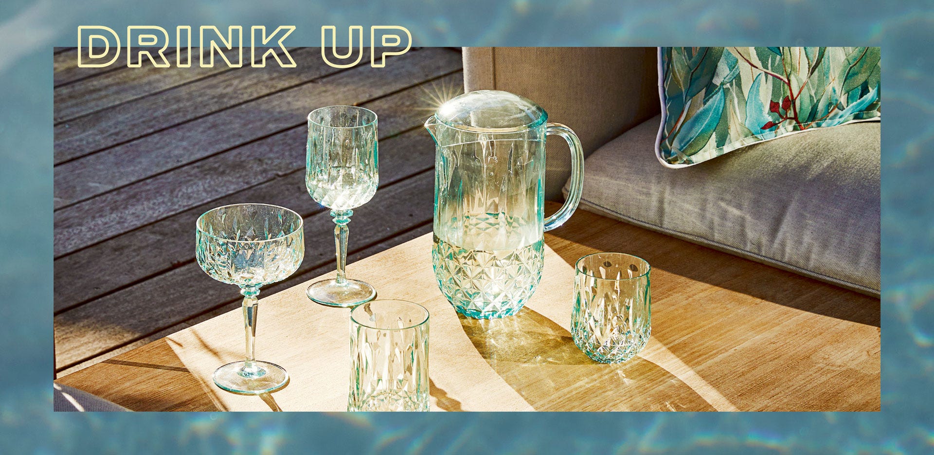 Crystal Look Acrylic Drinkware
