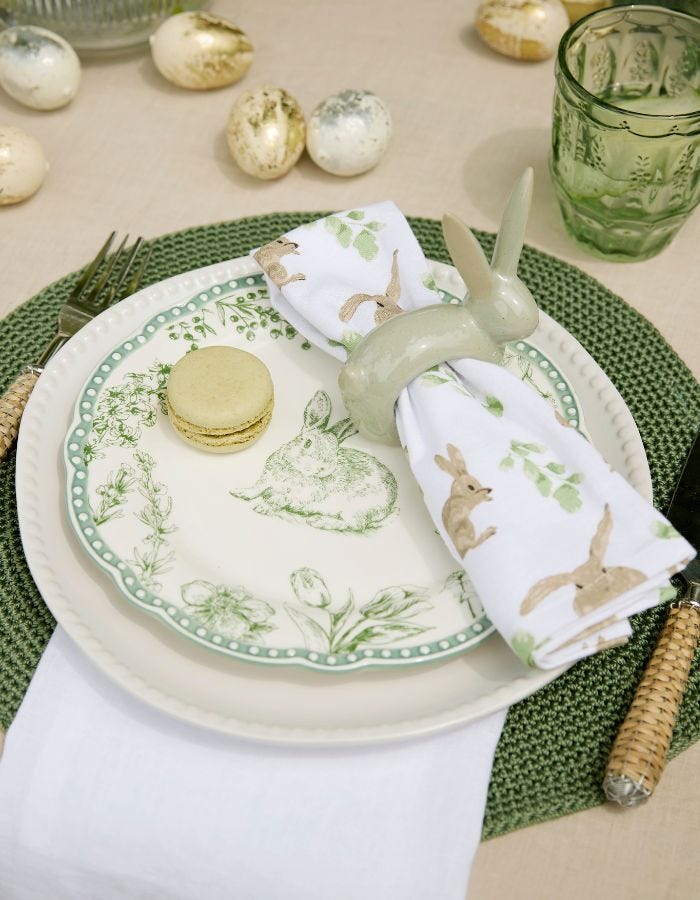Easter Napkin Rings and Table Decorations